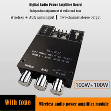 Bluetooth-Compatible Amplifier HIFI 2.0 Channel 100Wx2 Audio Module Kit