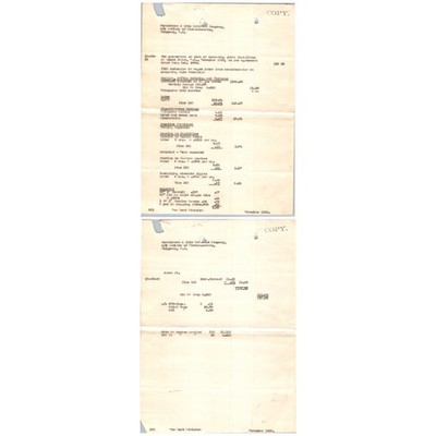 Railroad Joint Facility Voucher Nov 1950s Wichita Falls TX Missouri Pacific COPY