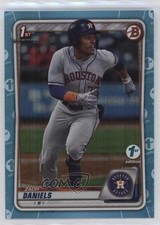 2020 Bowman Draft 1st Edition Sky Blue Foil Zach Daniels #BD-133 fm0