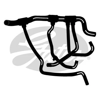 KÜHLUNG KÜHLERSCHLAUCH NIEDRIGER GATES 3943 A NEU OE QUALITÄT - Image 2 of 4