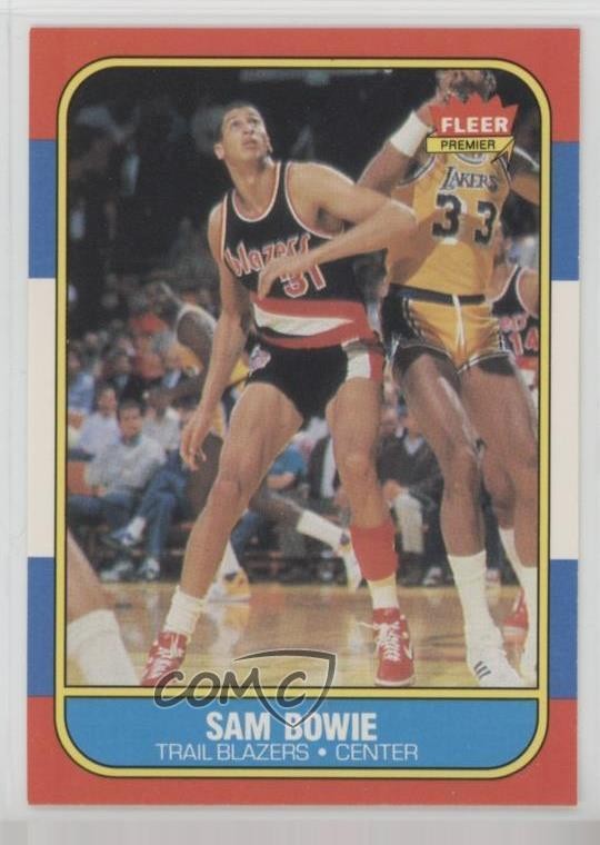 1986-87 Fleer Sam Bowie #13 1p00