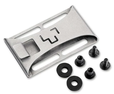 BÖKER PLUS® Belt Clip Ambidex Gürtelclip für Kydexscheide Beidseitig Edelstahl