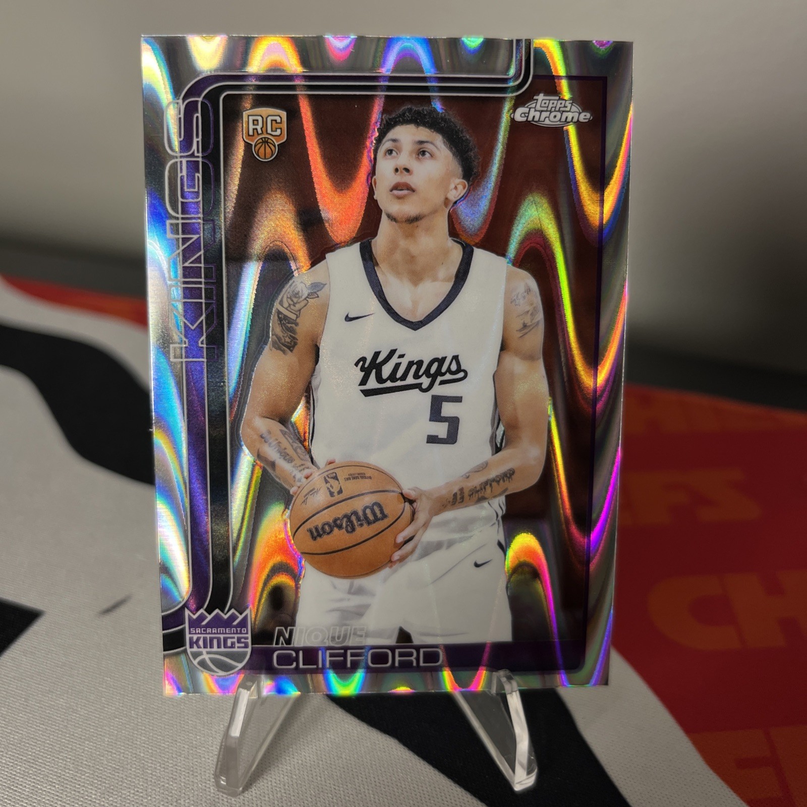 2025-26 Topps Chrome - Nique Clifford #274 RayWave Refractor (RC)