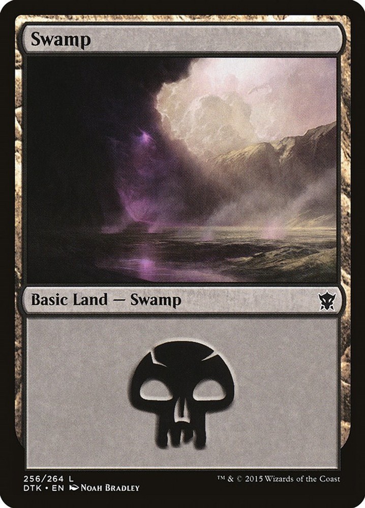 Swamp [DTK - 256] Near Mint - EN - Magic