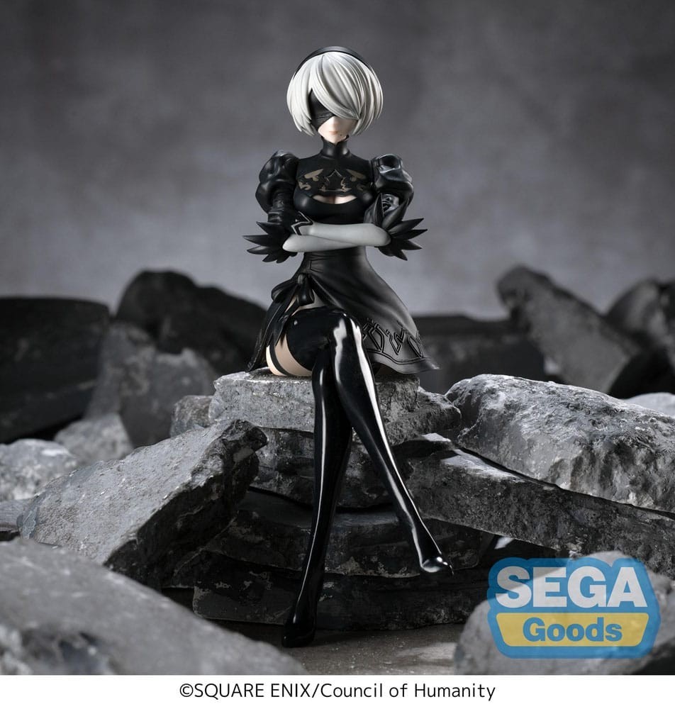 Sega Premium Perching Figure NieR: Automata Ver1.1a YoRHa No.2 Type B