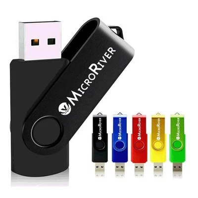 MICRO RIVER USB 2.0 Flash Drive 64GB 32GB 16GB Pendrive Memory Stick 128GB 8GB 2GB 1GB Disk