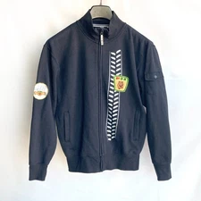 JRC Zip Jacket Mens sz M Black MDB SRI Machines Italy 40th Annivsry James Ross