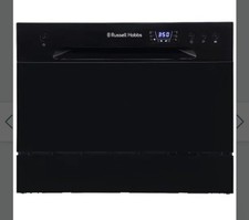 Russell Hobbs RHTTDW6B Table Top Small Dishwasher 6 Settings Black RRP £272!!