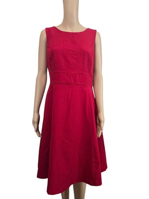 Evan Picone Black label dress red size 8 cocktail elegant classy fit and  flare | eBay