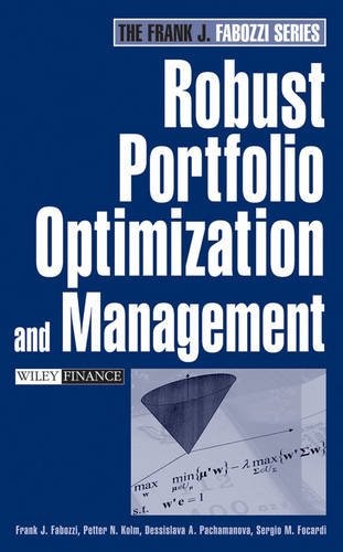 Robust Portfolio Optimization and Management Fabozzi Hardback John Wiley & Sons