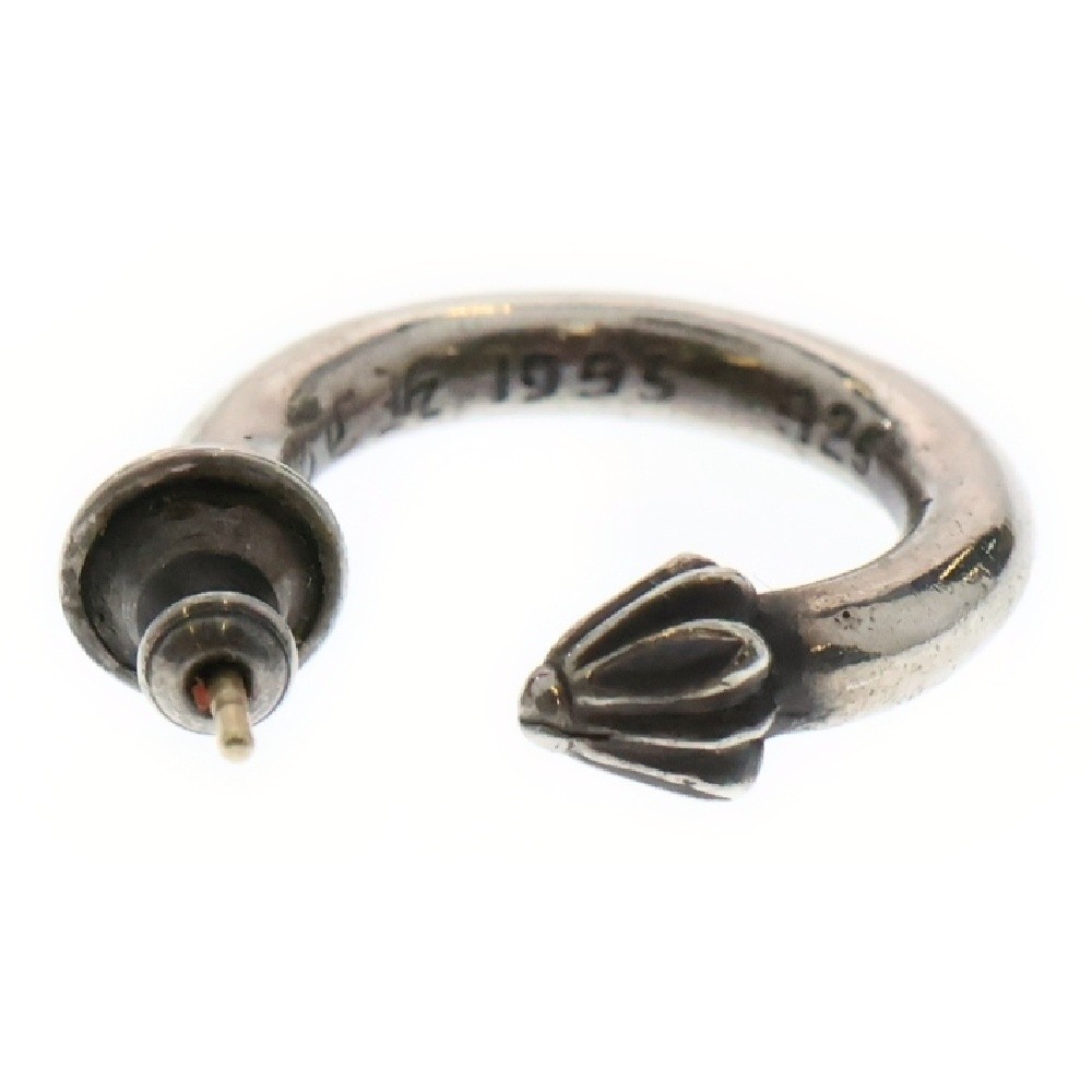 Chrome Hearts Hoop Scroll BCA102 Earring 925 14K 925 P0051716 thumbnail 4