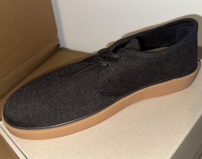 NEW ROTHYS The Monty in VINTAGE BROWN GREY DERBY OXFORD 