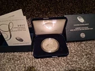 2017-W Proof American Silver Eagle Dollar With Box And COA
