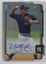 2015 Bowman Chrome Prospects Refractor 419/499 Rob Refsnyder Robert Auto 0af