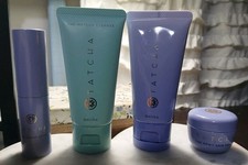 Tatcha Serum Stick Rice Wash Matcha Cleanse Mini Dewy Skin Cream Set Lot
