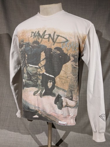 Diamond Supply Co. Harassment Sweatshirt Size M All over Print Streetwear