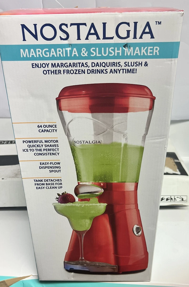 Nostalgia Margarita and Slush Maker - Red - 2 qt