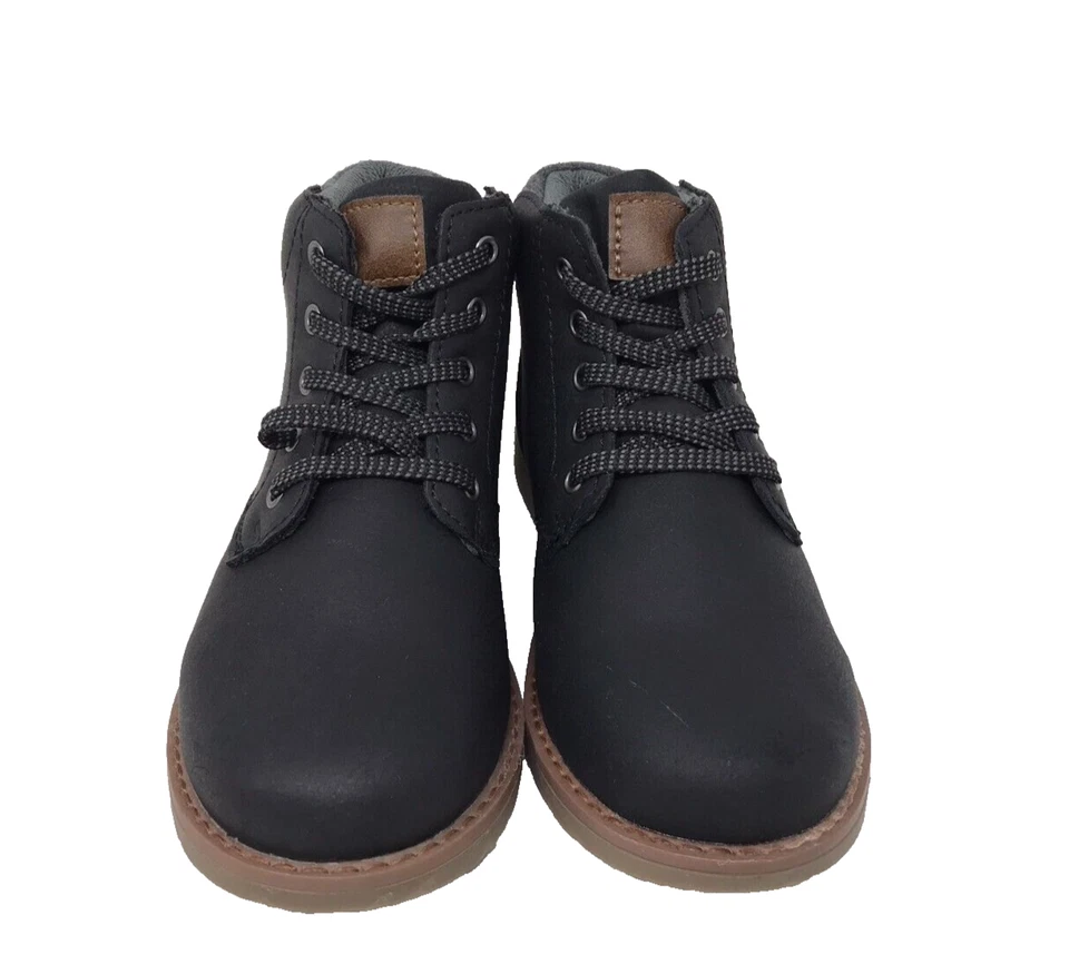 Sonoma Juvenil Niño Masa Madre Con Cordones Cómodos Botines Negros Talla:12 99H Foto 2 de 4