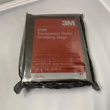 NEW! 3M 2100 Transparent Static Shielding Bags 100 Pack New Sealed