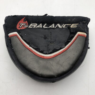 Tour Edge T-Balance Mallet Putter Golf Headcover schwarz rot weiß schneller Versand