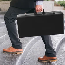 222 PSA Graded Card Storage Box 6 Slots Sports Card Holder Case w/ 2 Keys Lock