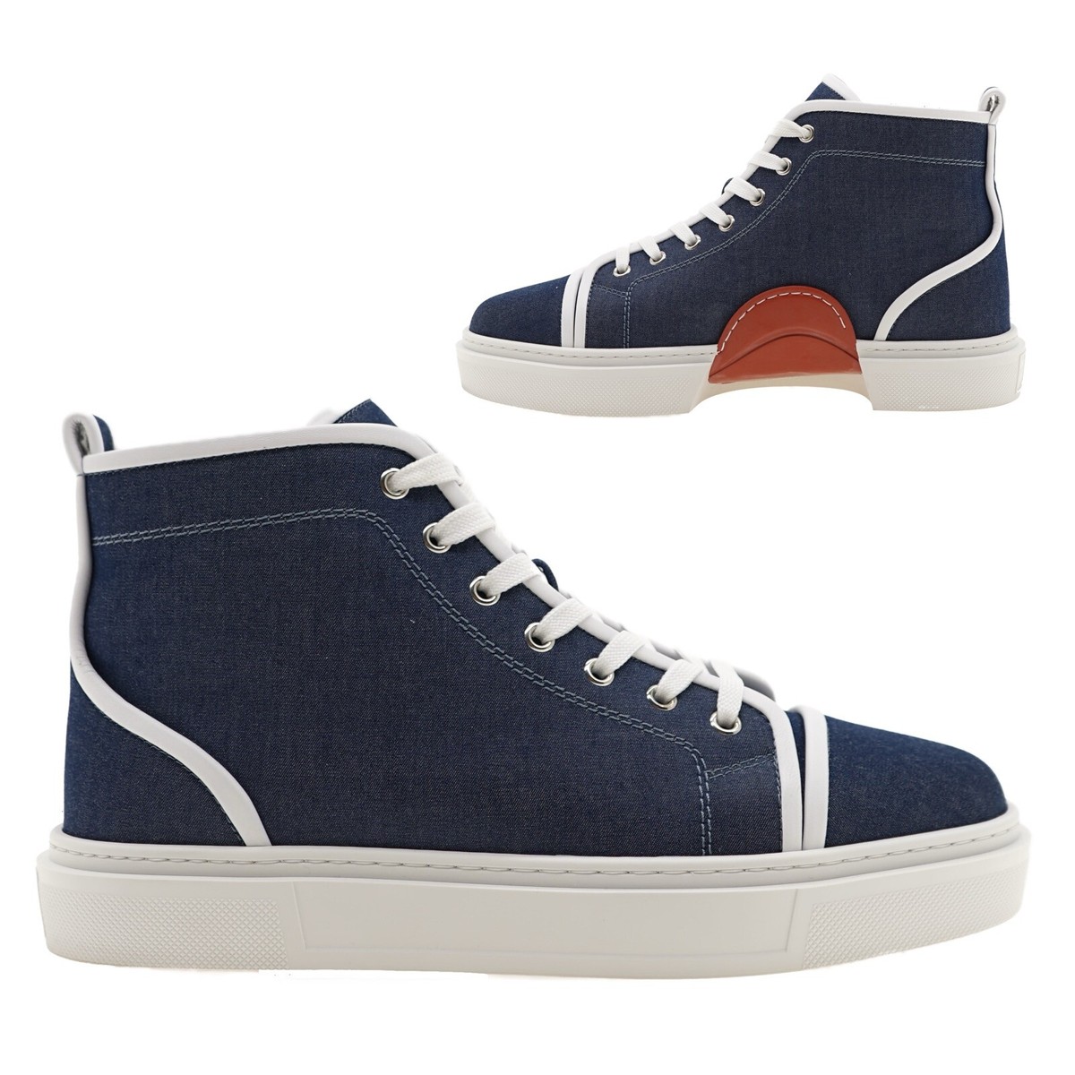 Christian Louboutin Adolon High Top Sneakers Size 43 / 10 US  display picture 3