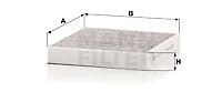 Mann-Filter CUK 2440 Filter, Innenraumluft FÜR Ford Ford Australia Volvo
