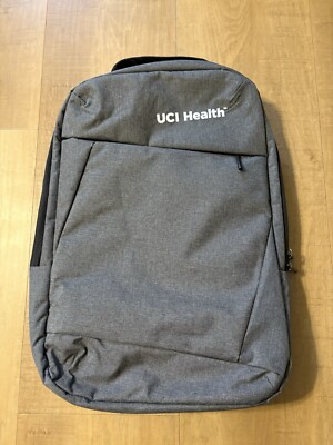UCI Health Padded Laptop Backpack Gray BRAND NEW WITHOUT TAGS NWOT