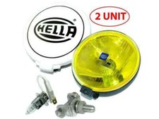 Hella Comet 500 Driving Lamp Yellow Spot Light With Cover Universal Fit Hella Comet 500 Driving Lamp Yellow Spot Light With Cover Universal Fit