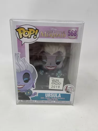 Funko Pop! Disney Little Mermaid Ursula #568 Metallic Summer Expo W/protector