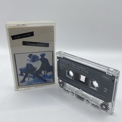 TINA TURNER - FOREIGN AFFAIR - CASSETTE TAPE ALBUM