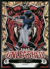 2024 Donruss Unleashed Jace Jung #3 Gold Ice /10 Detroit Tigers