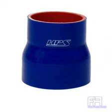 1X HPS Coupler Tube Pipe 3" > 3-1/8" 76mm > 80mm Silicone Reducer Hose BLUE
