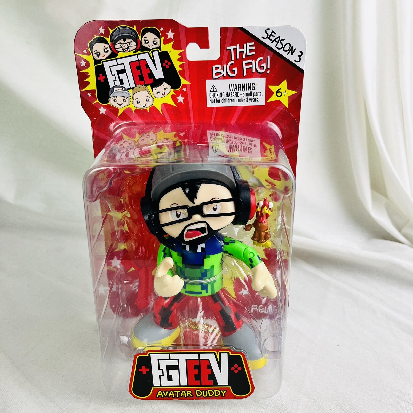 FGTEEV Avatar Duddy The Big Fig Season 3 Figure