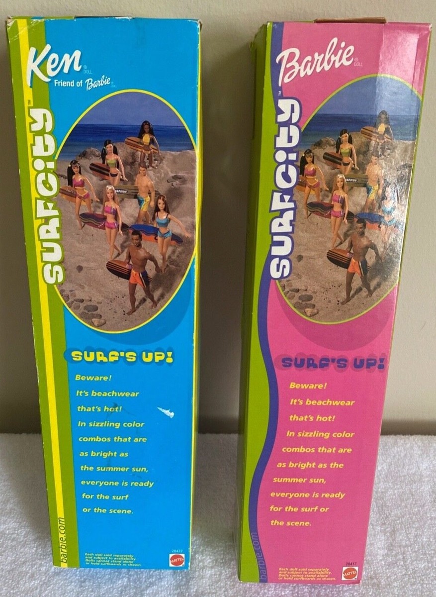 NIB Year 2000 Surf City Barbie #28417 & Ken 28422 | eBay NIB Year 2000 Surf City Barbie #28417 & Ken 28422 | eBay
