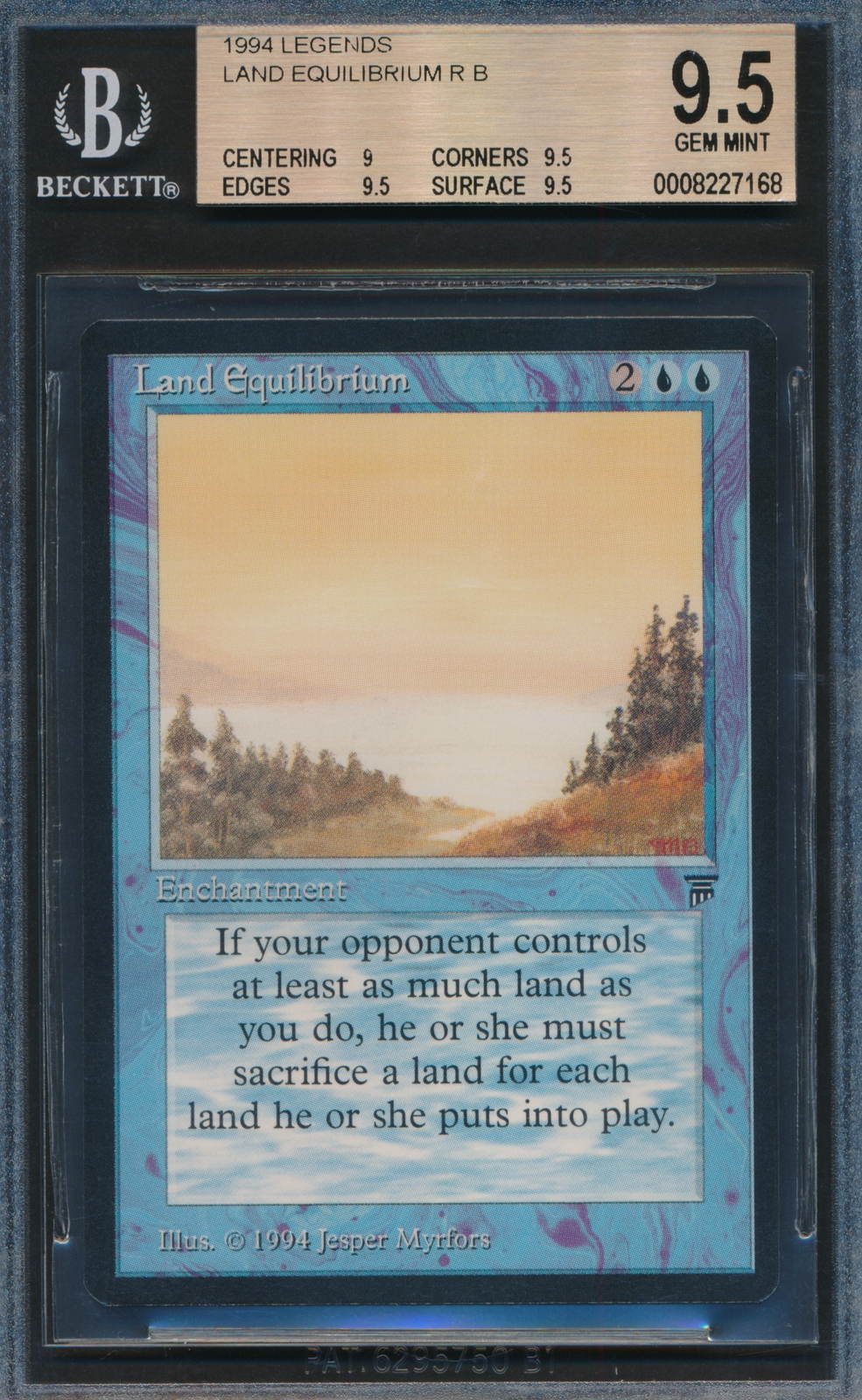 Legends Land Equilibrium BGS 9.5 Graded Magic MTG (7168)