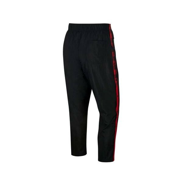 NIKE SPORTSWEAR NSW WOVEN TEAR AWAY PANTS BLACK RED MEN'S Sz