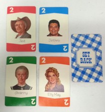NM Vintage 1963 Beverly Hillbillies Card Game Set of 4 Character Cards TC-0001 