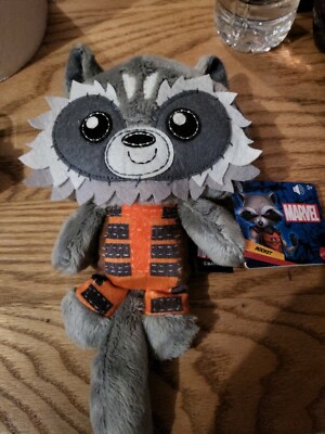 Rocket Raccoon Guardians of the Galaxy Talking Plush Marvel Mattel Stuffed New