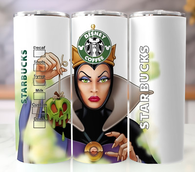Evil Queen Snow White 20oz Insulated Tumbler with Straw - Stainless Steel Mug