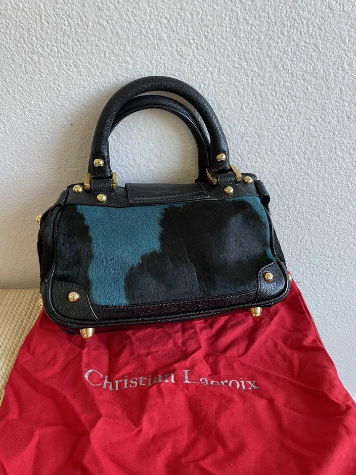 Bolso de Mano Christian Lacroix Negro/Azul Ocultar Foto 4 de 4