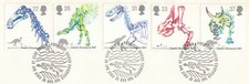 Dinosaurs GB Used Bureau 1991 ON PIECE (145476)