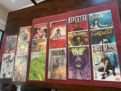 Lot (17) #1 Dynamite Comics 2011-2014 Black Bat Vampirella Magnus &More VF/NM