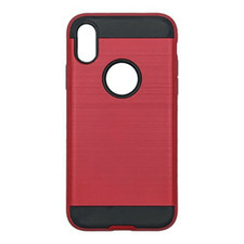 Shockproof Hybrid Hard Protective Slim Case Cover for iPhone X, Xs RED
