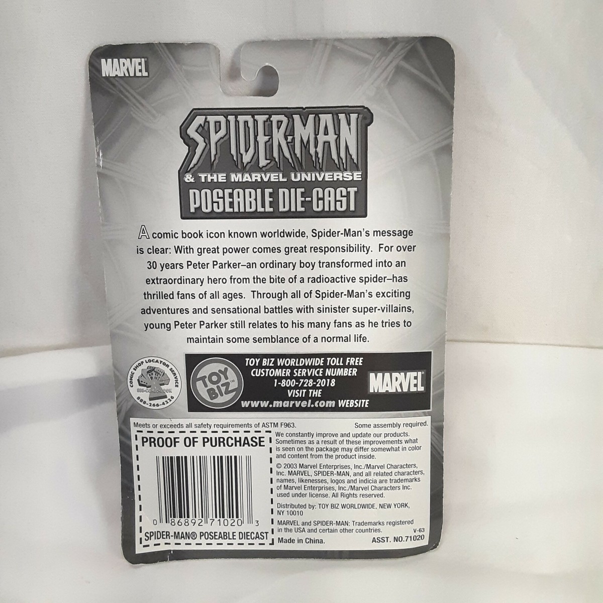 Spider Man Marvel Universe Poseable Die Cast Figure X-Men Beast 
