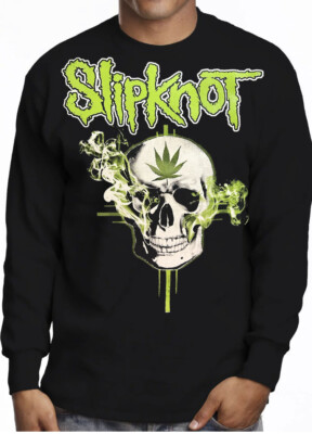 SLIPKNOT ENJOY  IT Heavy Metal Rock Black long sleeve T Shirt