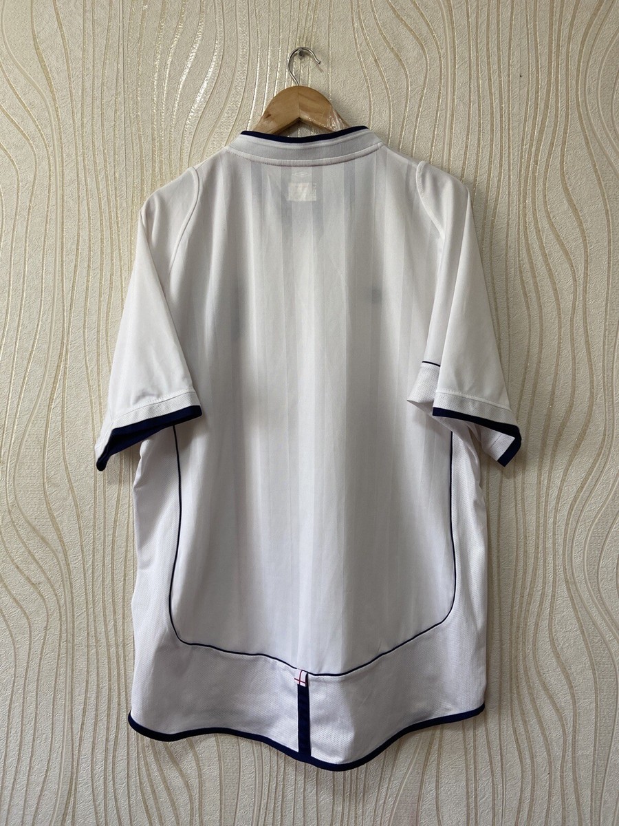 00s umbro 2001 ENGLAND game shirt WHITE 【公式通販】