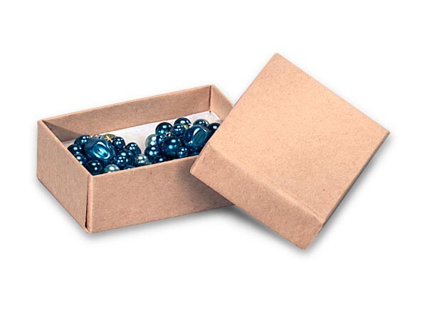 Nashville Wraps Brown Kraft Jewelry Gift Boxes, 2 7/16"x1 5/