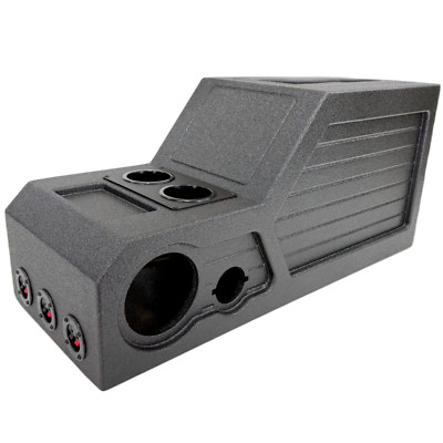 Chevy Ford Dodge Gm Universal Center Console Subwoofer Box For 1x12  Woofer Bass