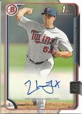 Minnesota Twins ZACK JONES autographed 2005 Bowman - Certified